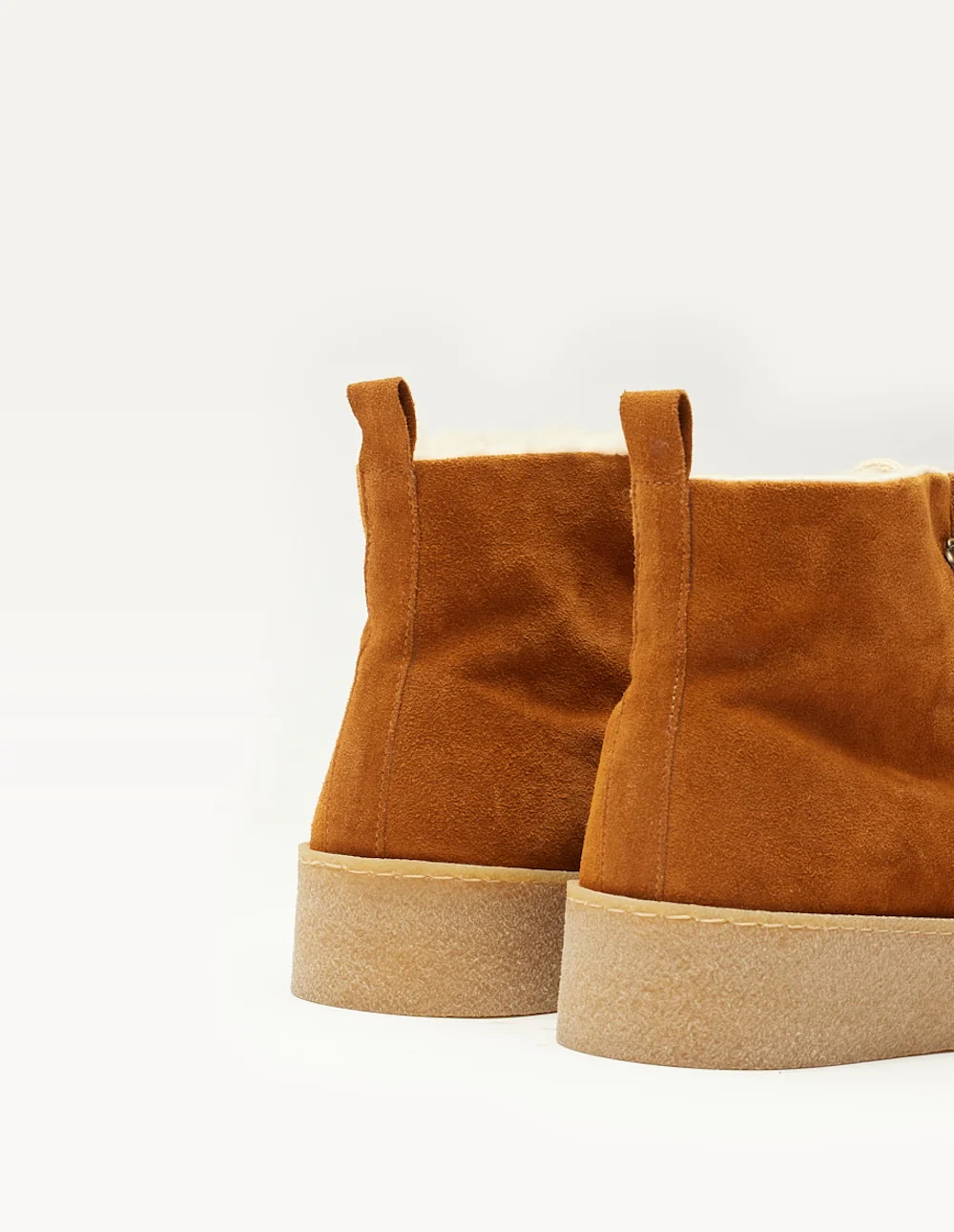 Bottes fourrées Anouck - Suède ambre - Image 5