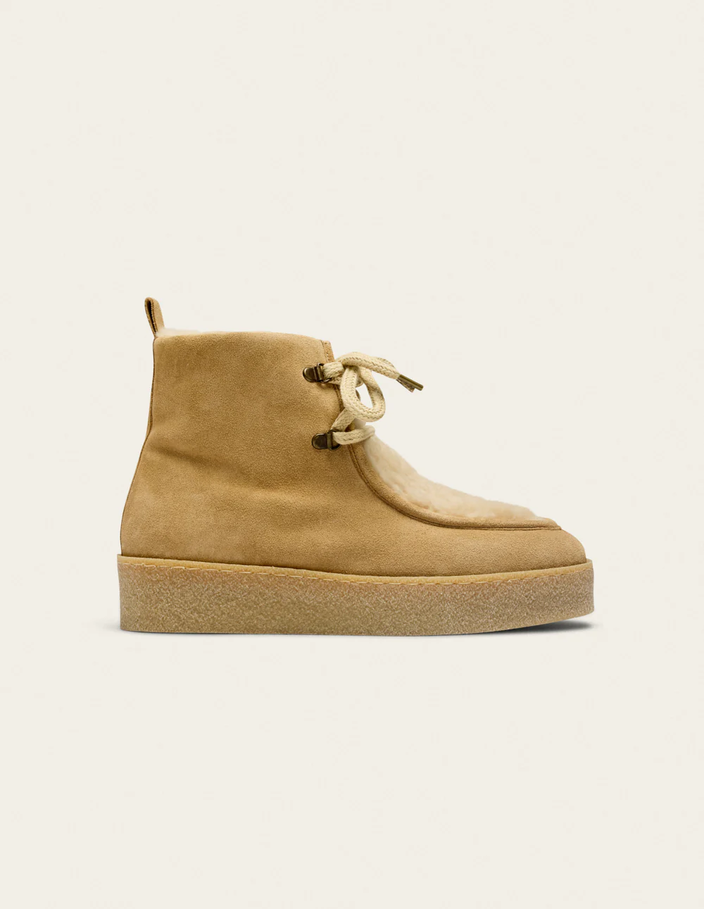 Bottes fourrées Anouck - Suède taupe