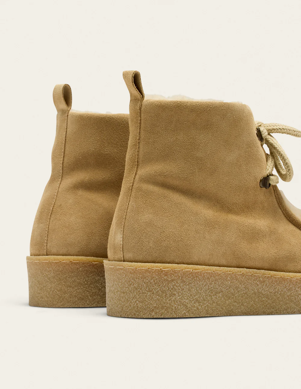 Bottes fourrées Anouck - Suède taupe - Image 4