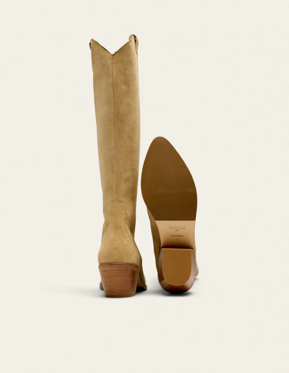 Bottes Tara - Suède taupe - Image 3