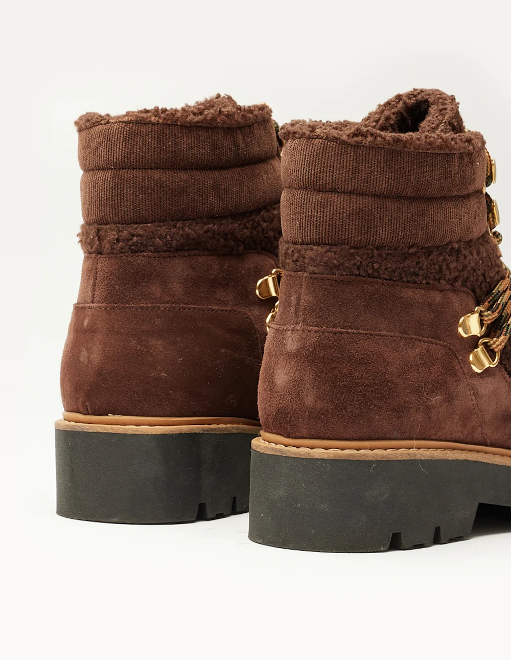 Bottines à lacets Talie - Suède marron - Image 4