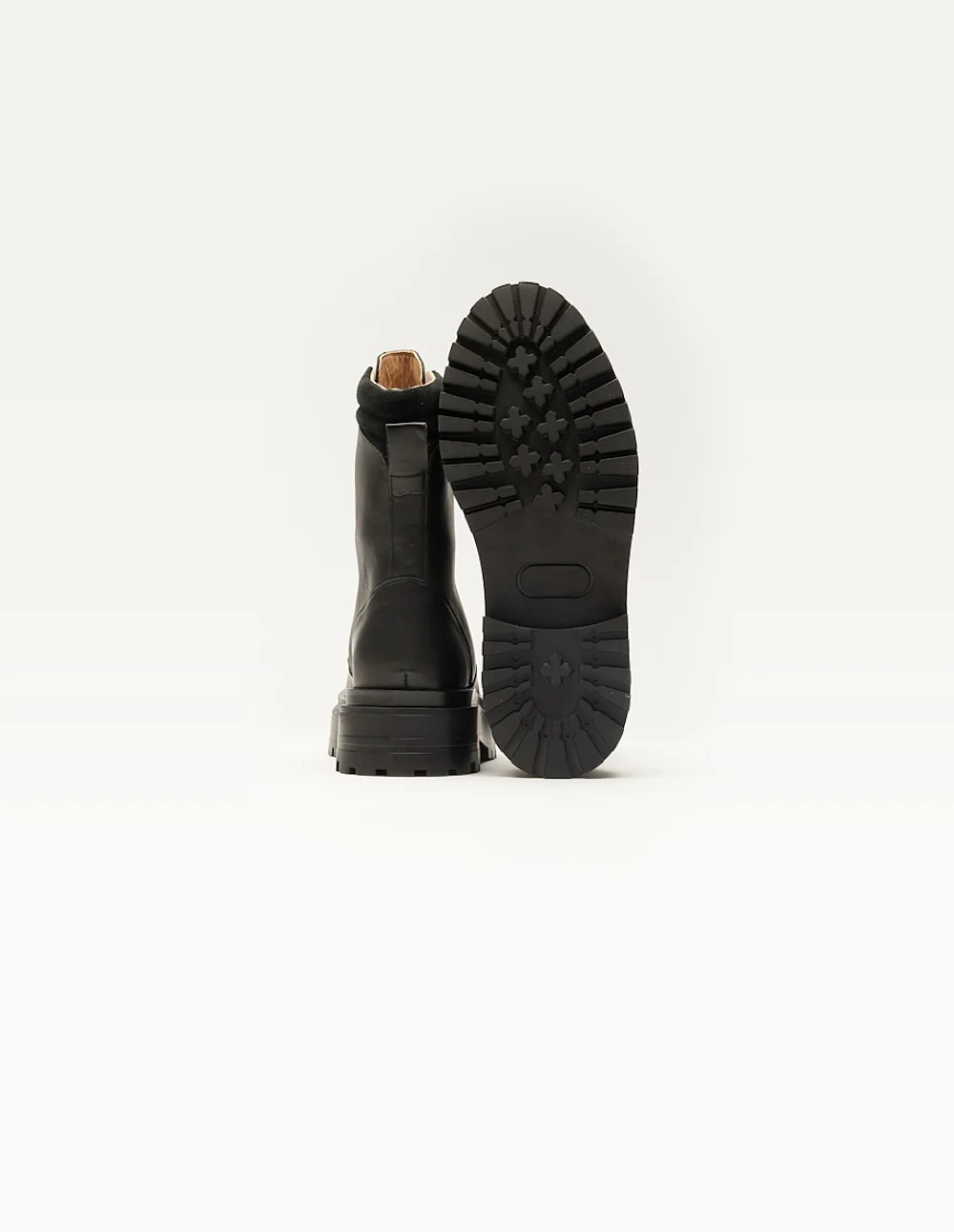 Bottines à lacets Tamara - Cuir noir - Image 3
