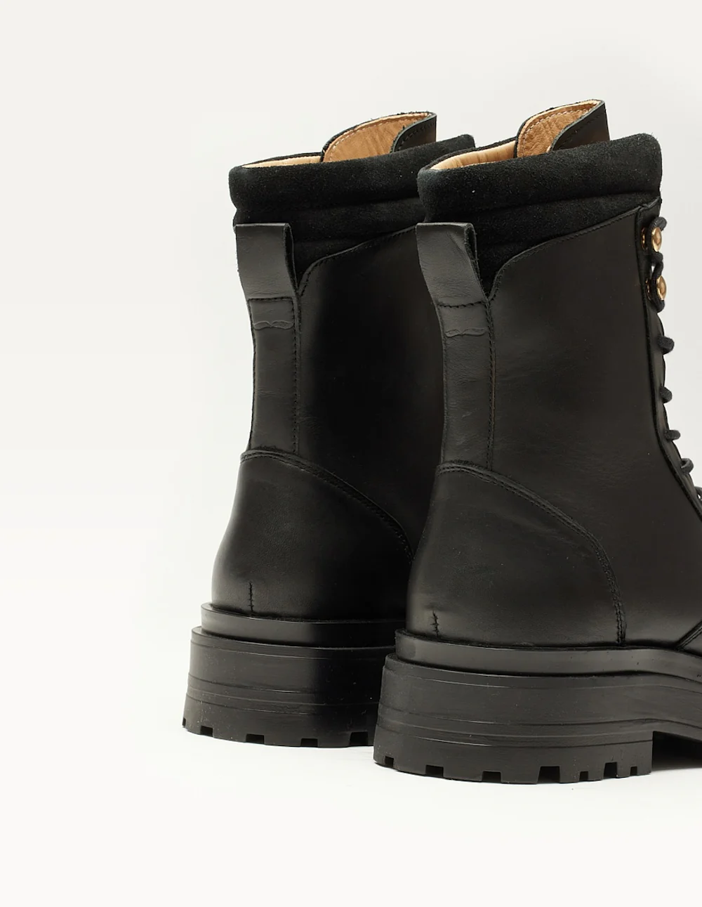 Bottines à lacets Tamara - Cuir noir - Image 4