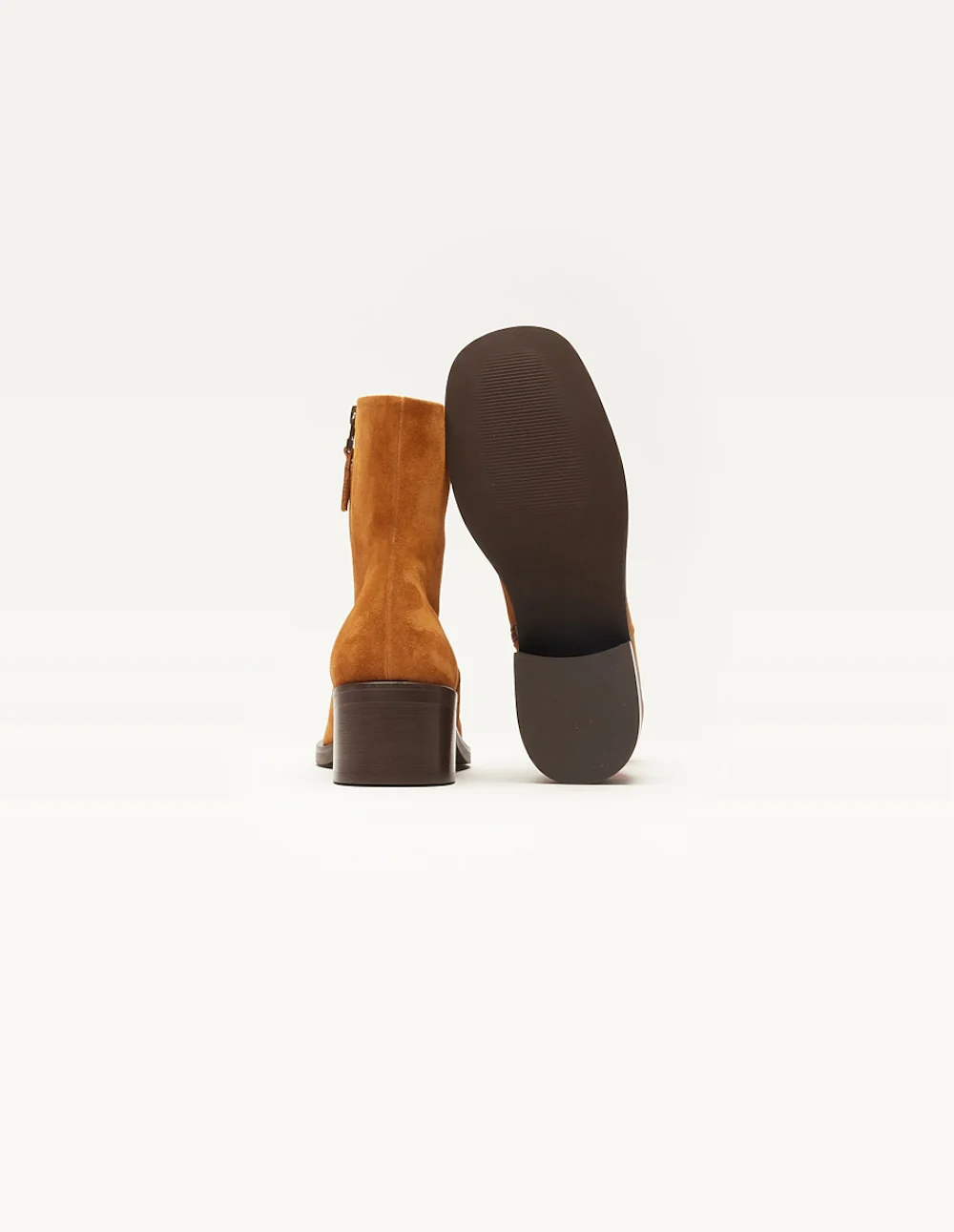 Bottines à talons Callie - Suède ambre - Image 4