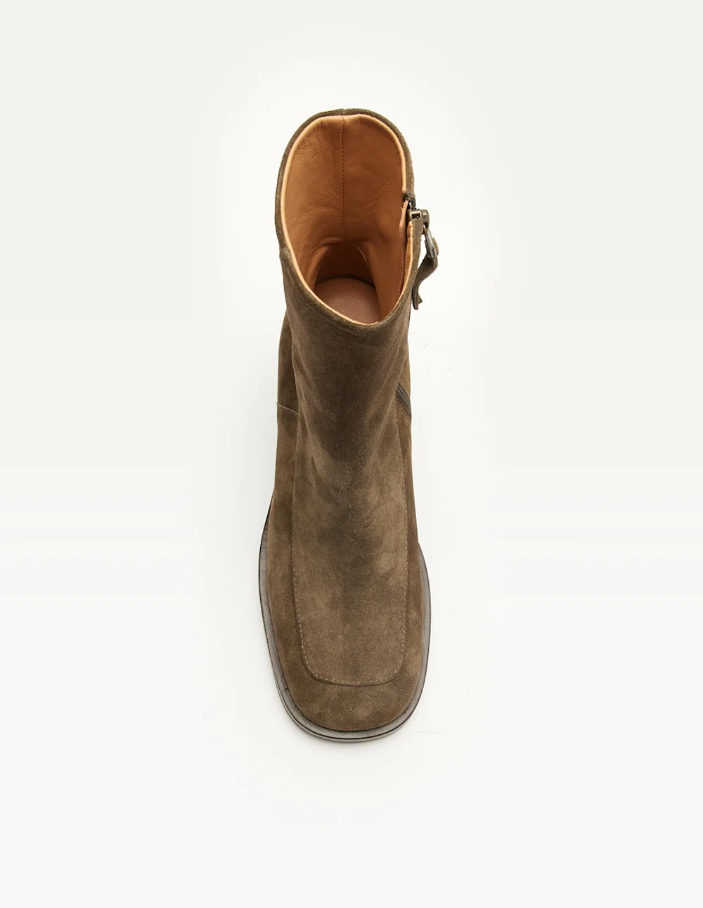 Bottines à talons Callie - Suède kaki - Image 5