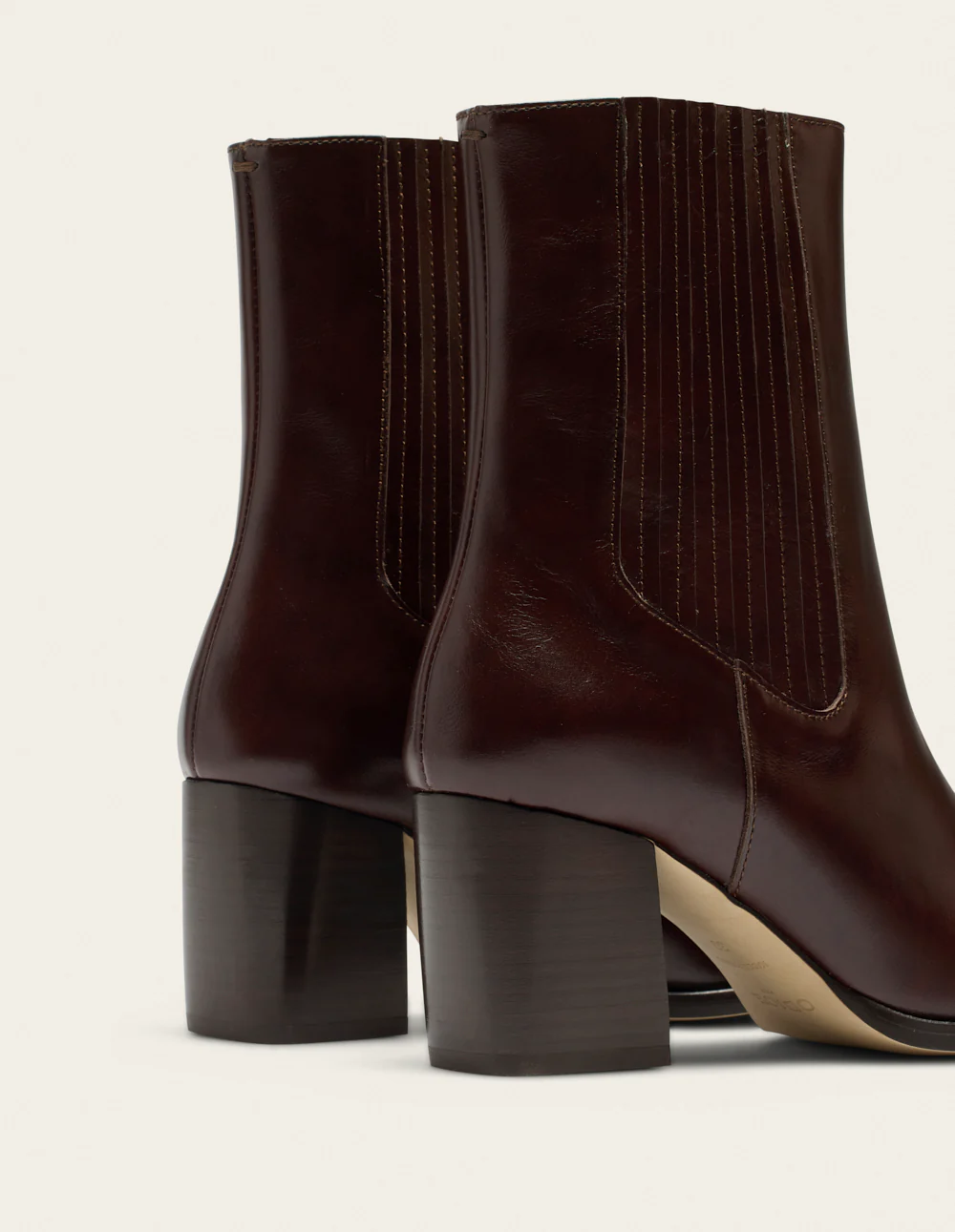 Bottines à talons Divo - Cuir marron - Image 6