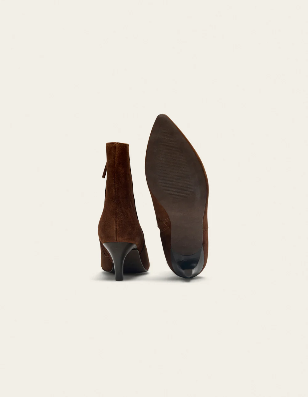 Bottines à talons Dolores - Suède marron - Image 4