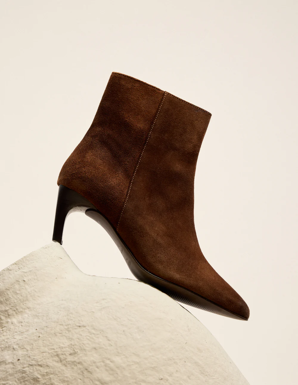 Bottines à talons Dolores - Suède marron - Image 5
