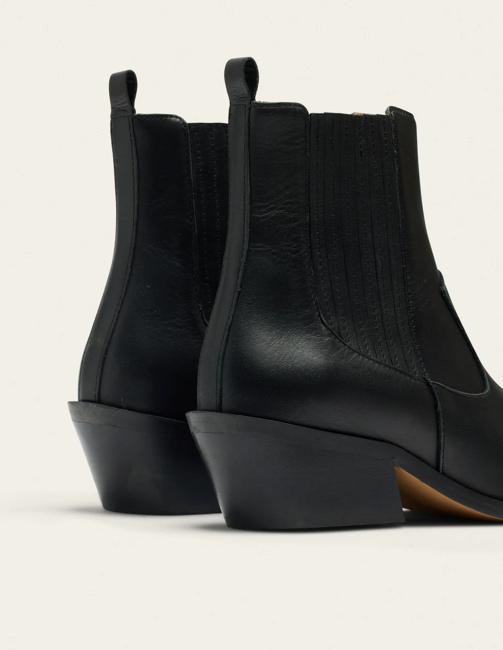 Bottines Ă talons Georgia - Cuir noir - Image 3