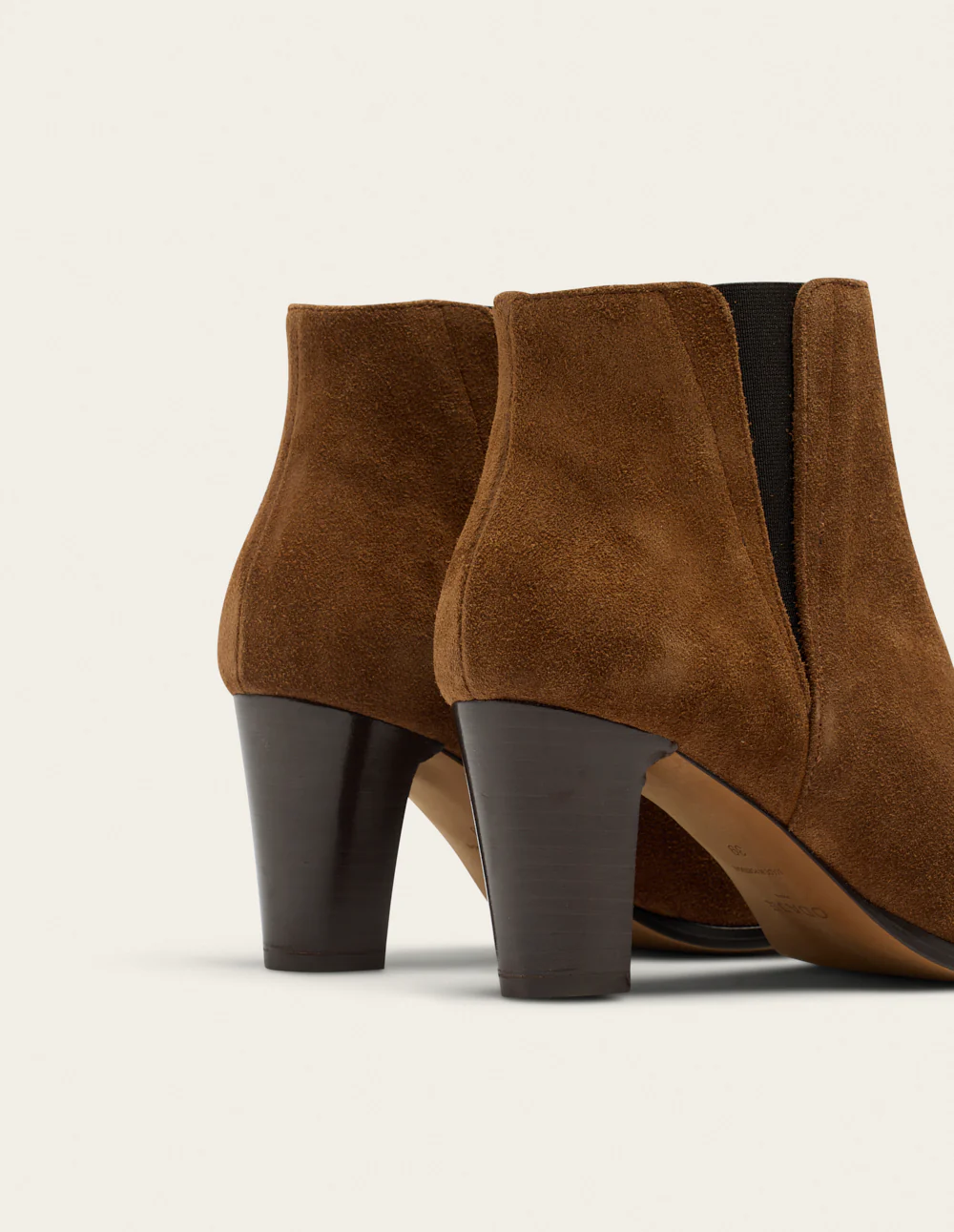 Bottines à talons Jeanne H - Suède marron - Image 5