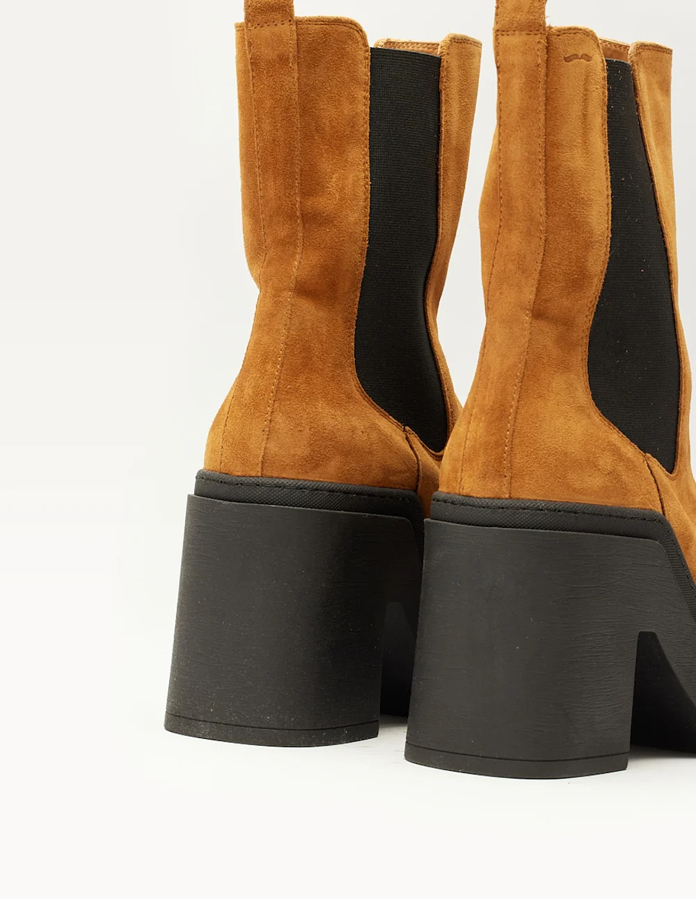 Bottines à talons Sophie - Suède ambre - Image 4