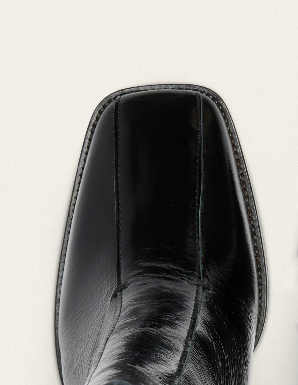 Bottines à talons Sorali - Cuir plissé noir - Image 7
