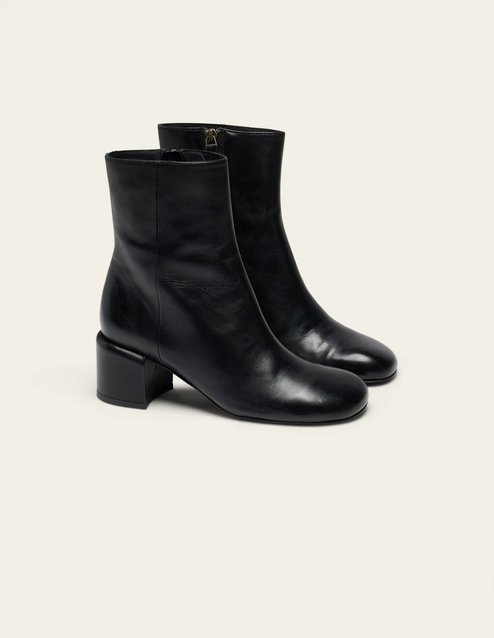 Bottines à talons Tasmin - Cuir noir - Image 2