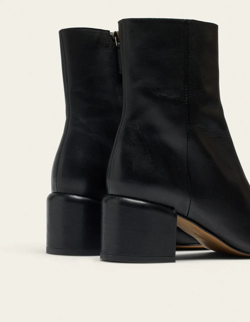 Bottines à talons Tasmin - Cuir noir - Image 4