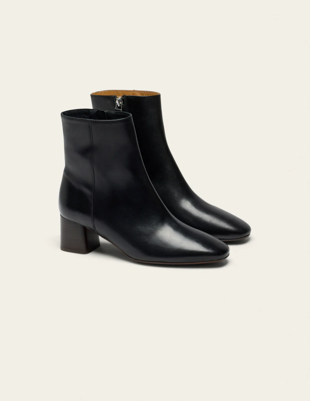 Bottines à talons Volma - Cuir noir - Image 2