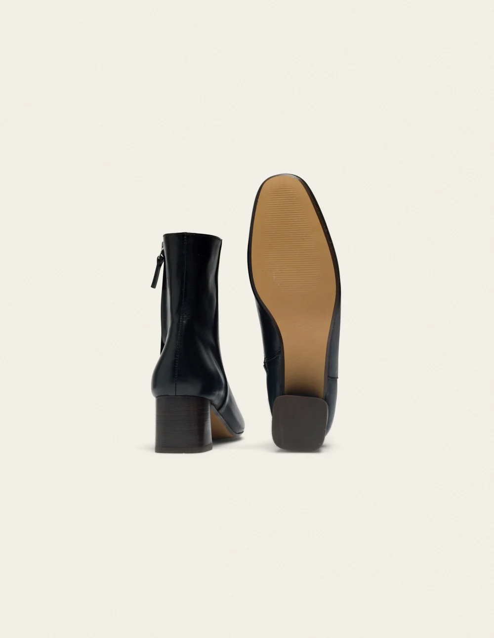 Bottines à talons Volma - Cuir noir - Image 6