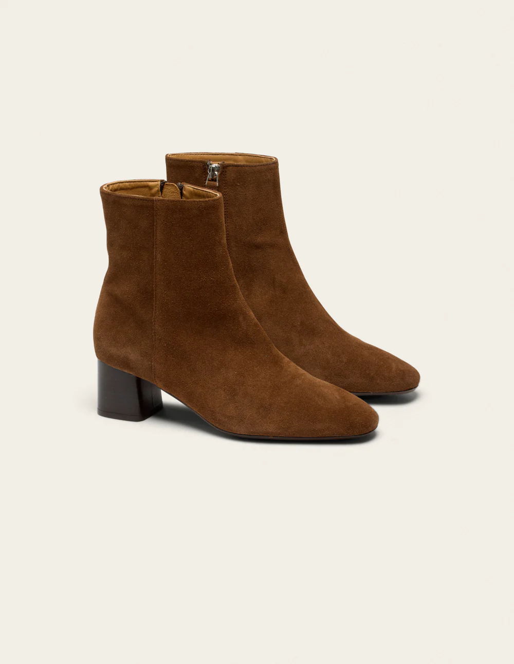 Bottines à talons Volma - Suède marron - Image 2