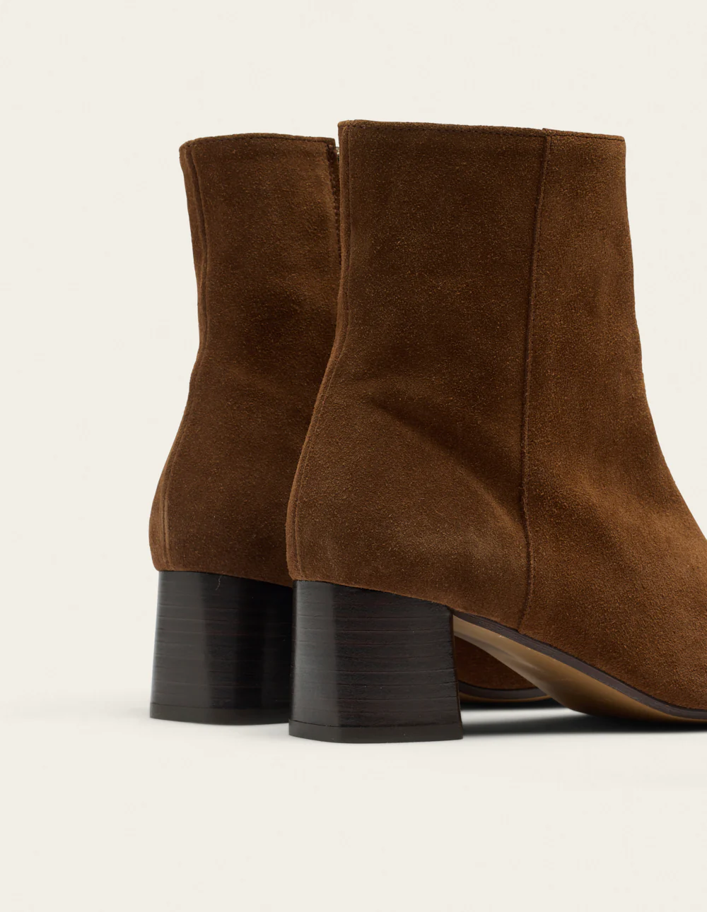 Bottines à talons Volma - Suède marron - Image 4