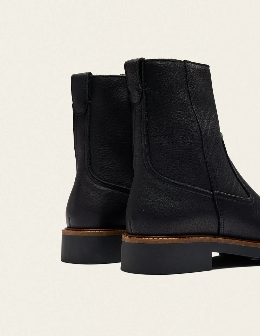Bottines Aris - Cuir grainé noir - Image 4
