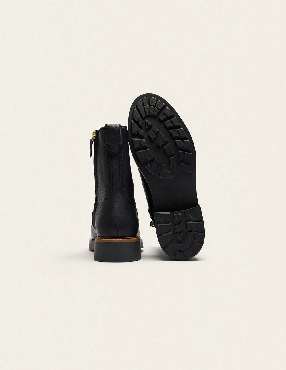 Bottines Aris - Cuir grainé noir - Image 6