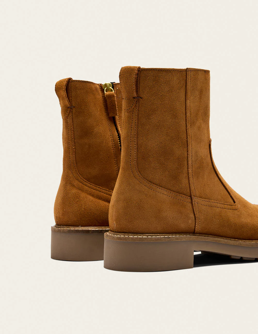 Bottines Aris - Suède ambre - Image 3