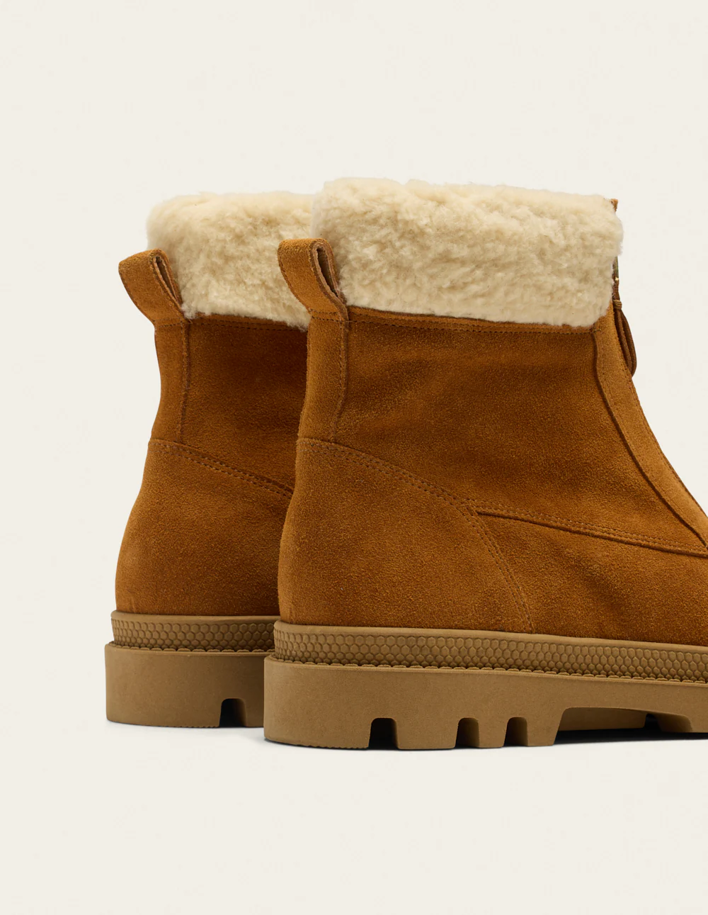 Bottines Bruma - Suède ambre fourré - Image 3