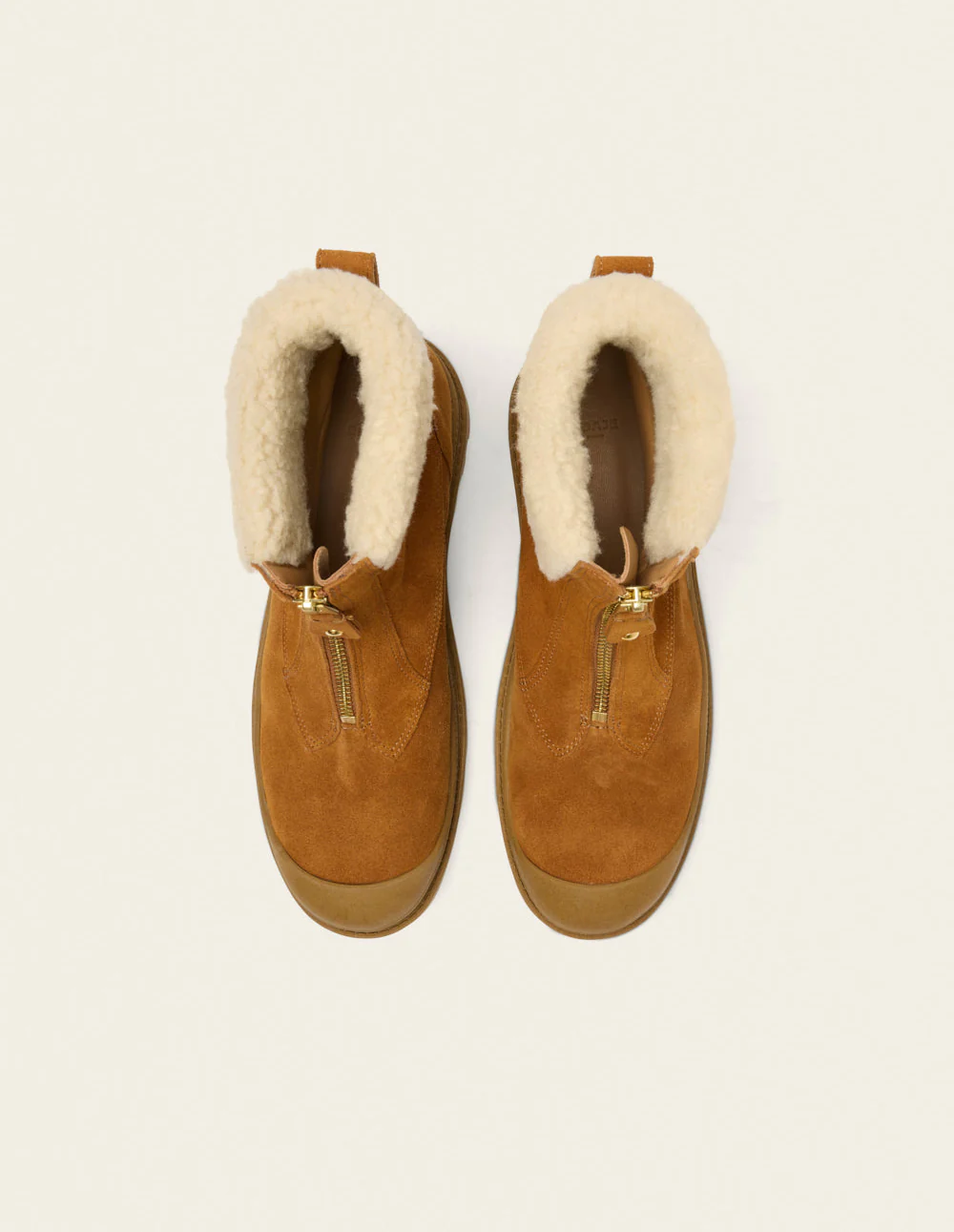 Bottines Bruma - Suède ambre fourré - Image 5