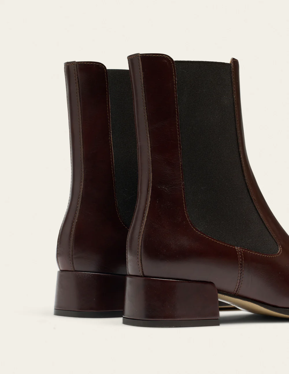 Bottines Delina - Cuir marron - Image 4
