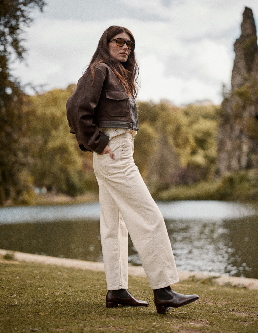 Bottines Delina - Cuir marron - Image 5