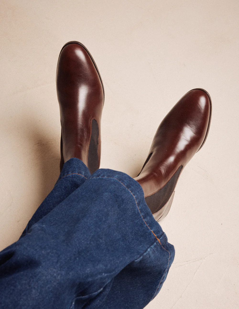 Bottines Delina - Cuir marron - Image 8