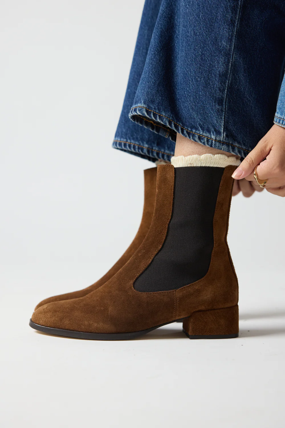 Bottines Delina - Suède marron - Image 3
