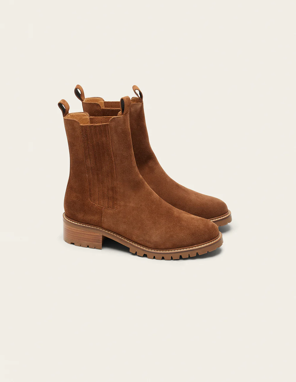 Bottines Dorianne - Suède marron - Image 3