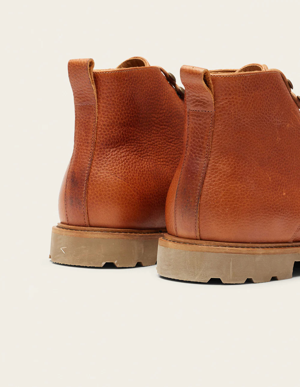 Bottines Eugène - Cuir pull up grainé cognac - Image 5