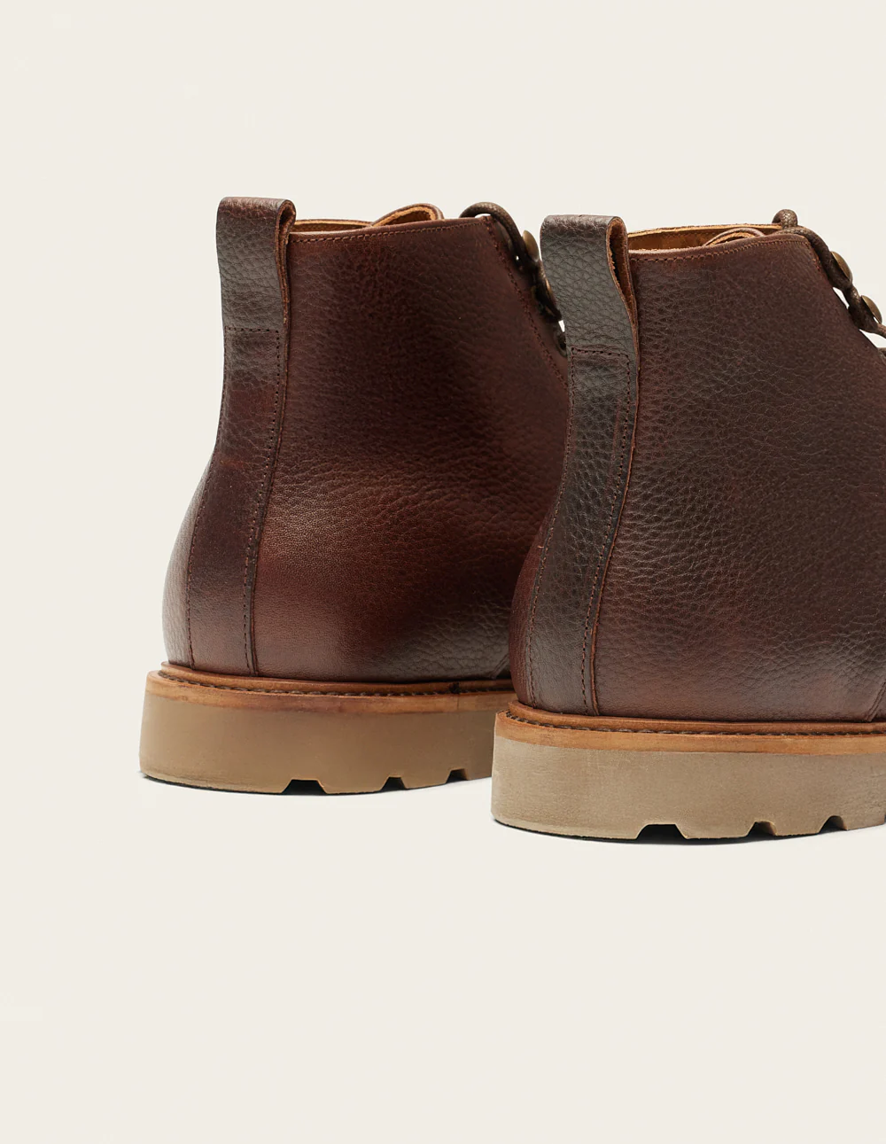 Bottines Eugène - Cuir pull-up grainé marron - Image 5