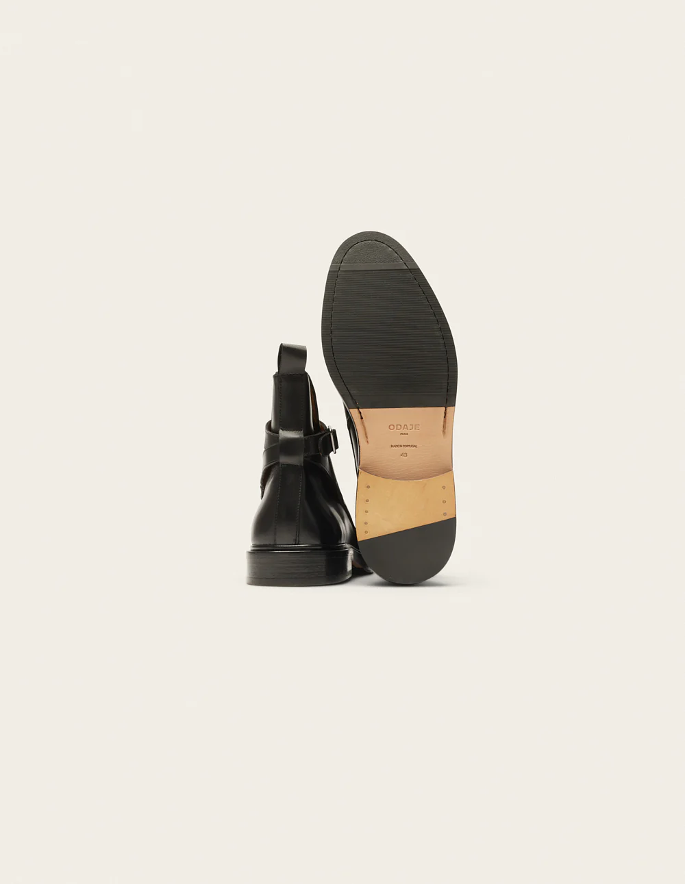 Bottines Gaetan - Cuir noir - Image 3