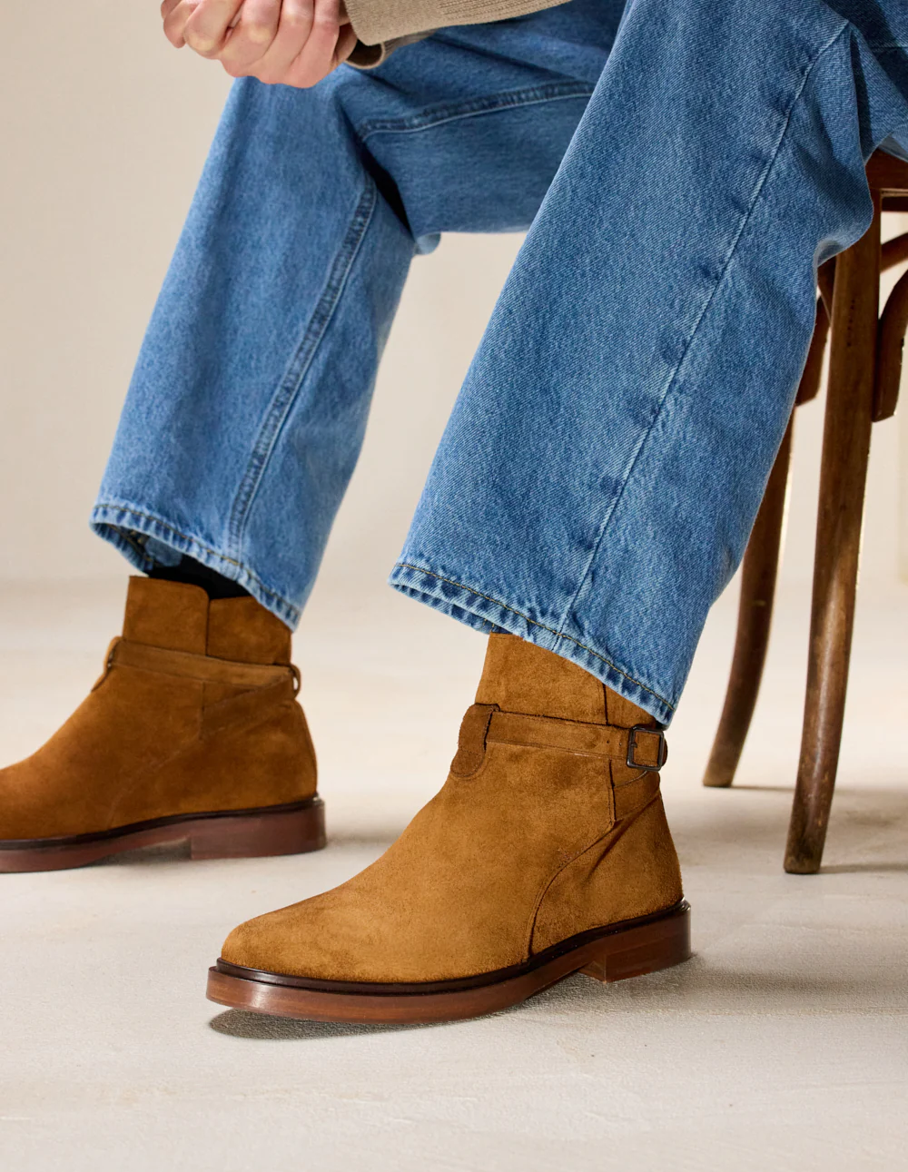 Bottines Gaetan - Suède marron - Image 3