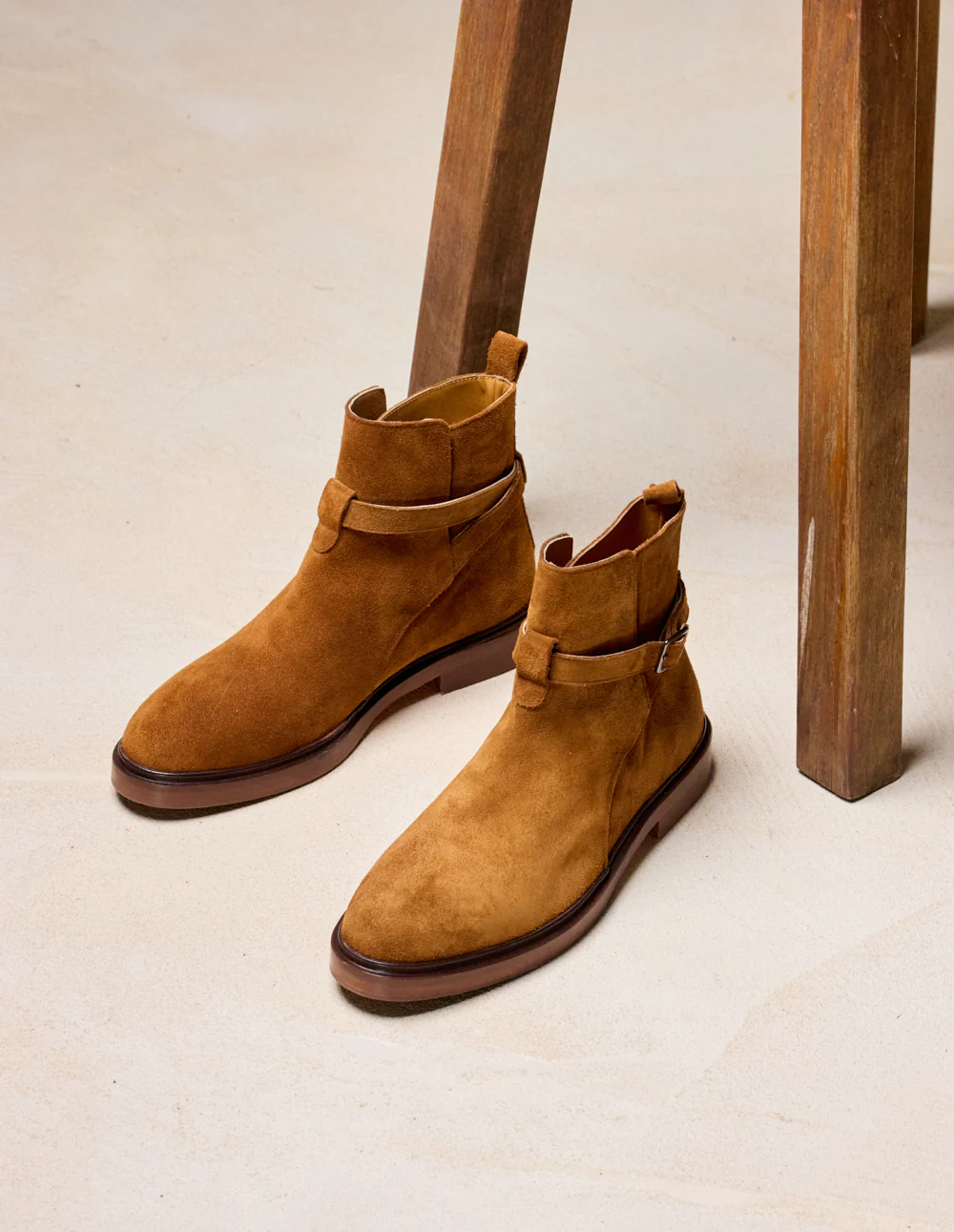 Bottines Gaetan - Suède marron - Image 4