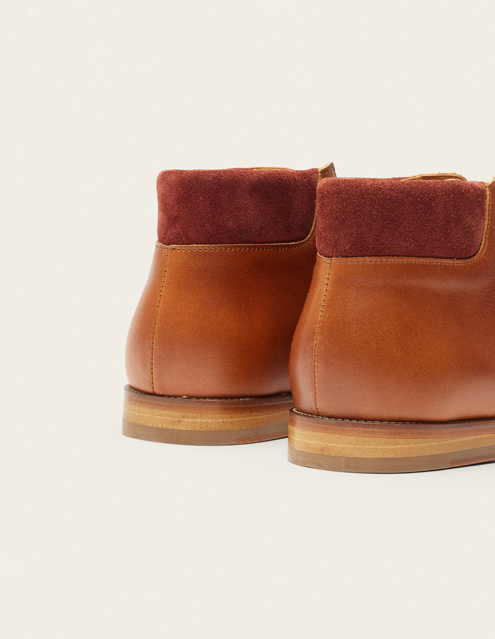 Bottines Gaultier - Cuir pull-up terracotta - Image 3