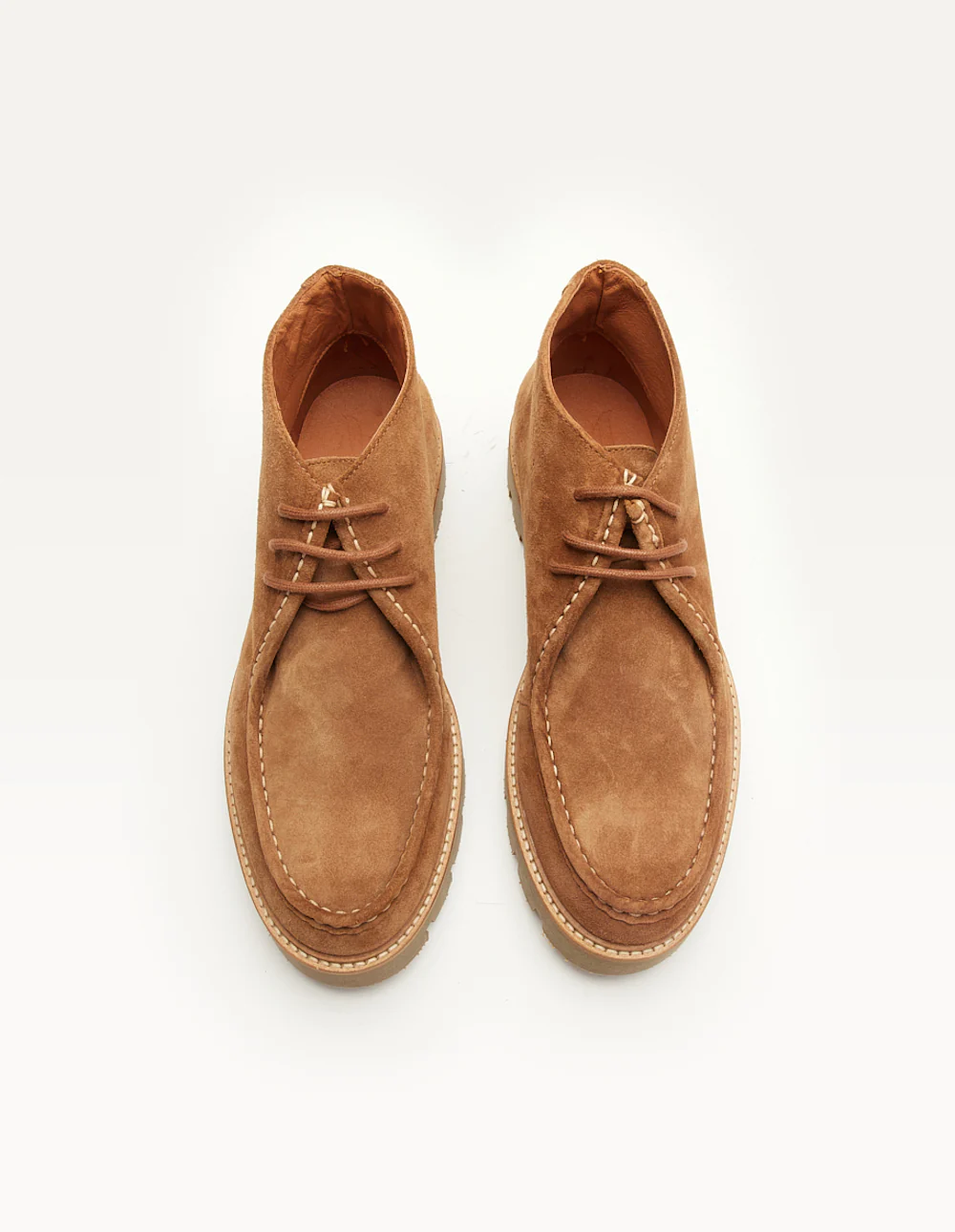 Bottines Grégoire - Suède cognac - Image 3