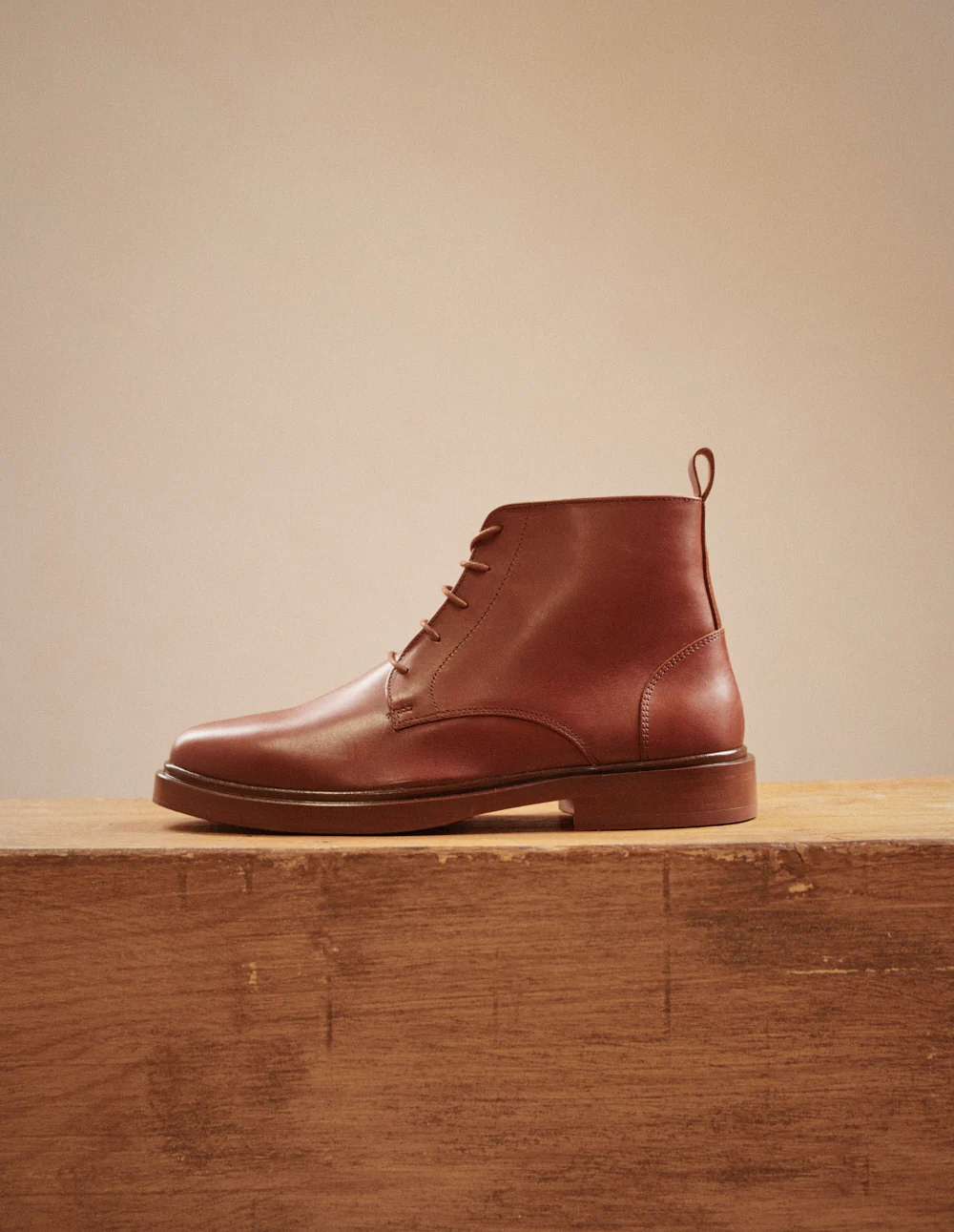 Bottines Guillaume - Cuir cognac - Image 3