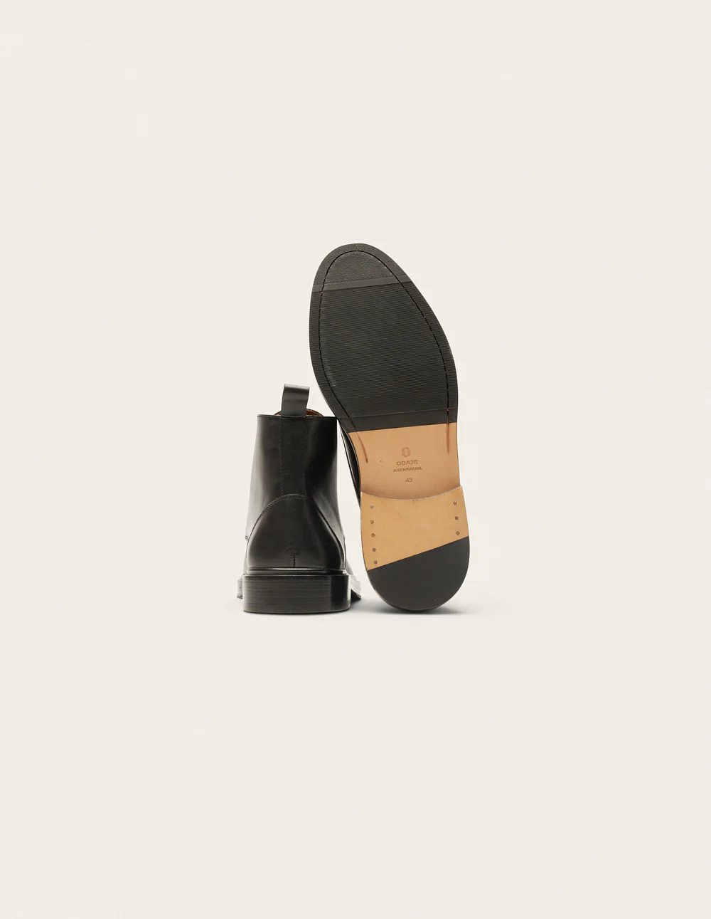 Bottines Guillaume - Cuir noir - Image 4
