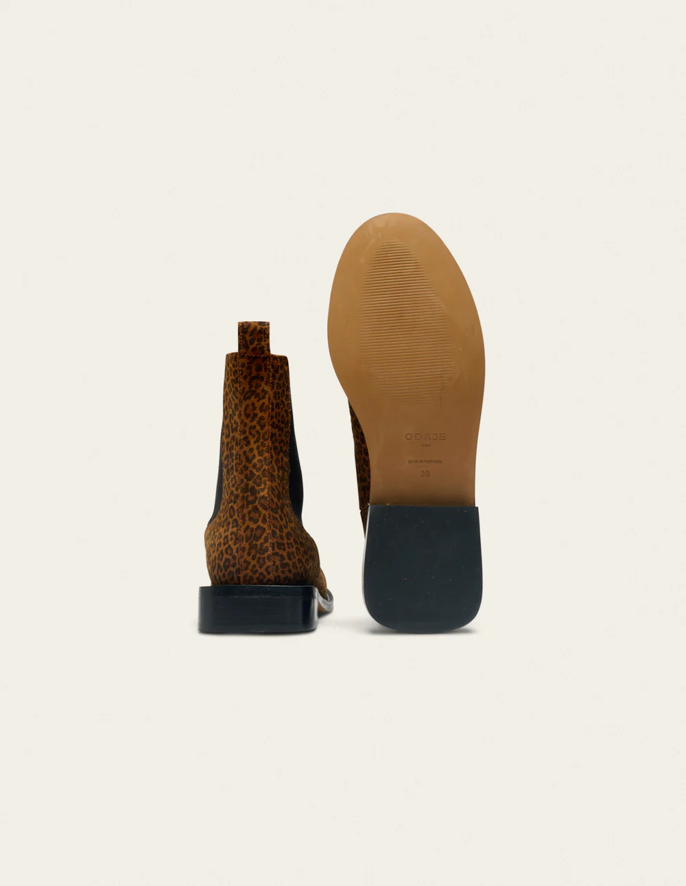 Bottines Iroz - Suède léopard - Image 6