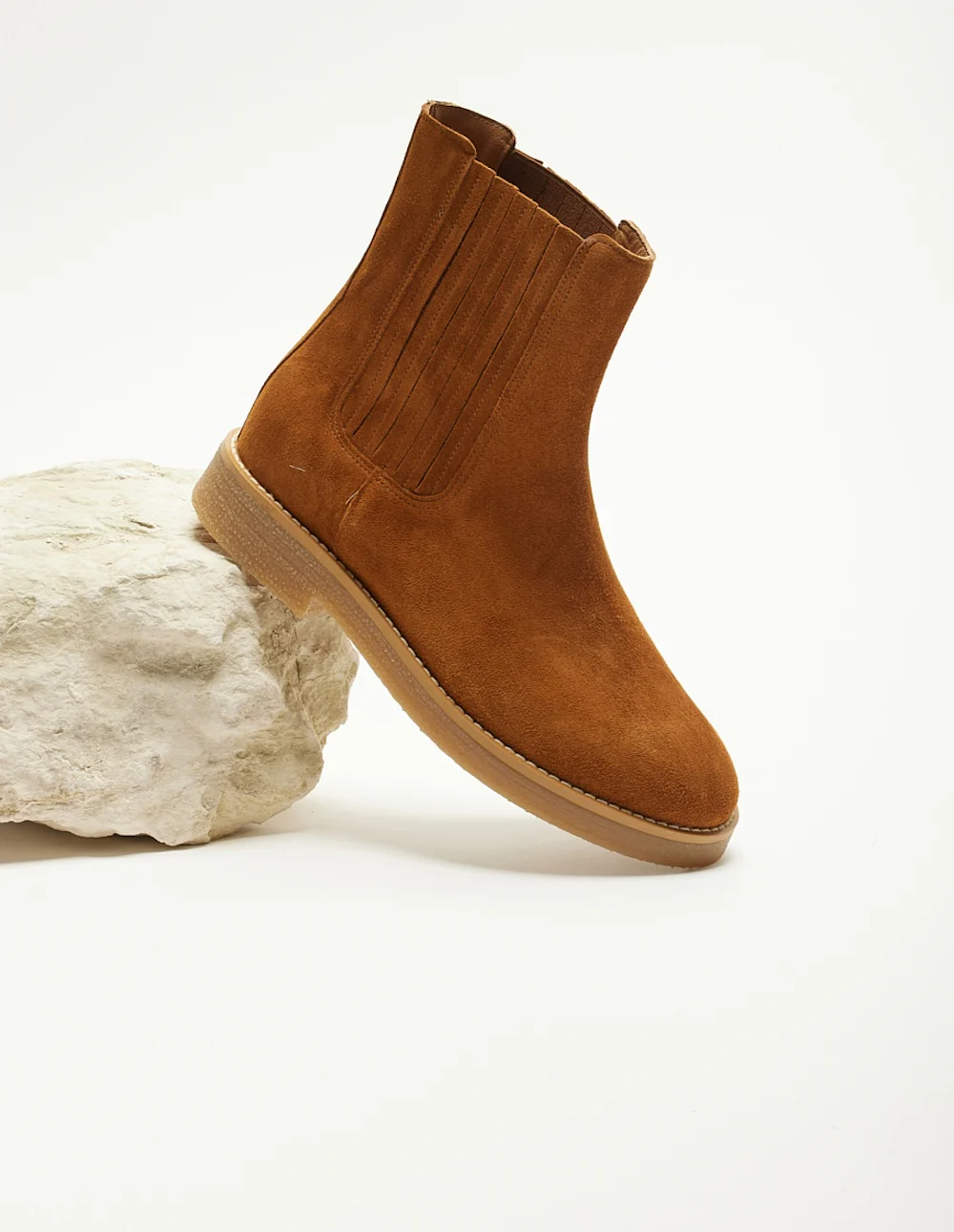 Bottines Isaure - Suède ambre - Image 2