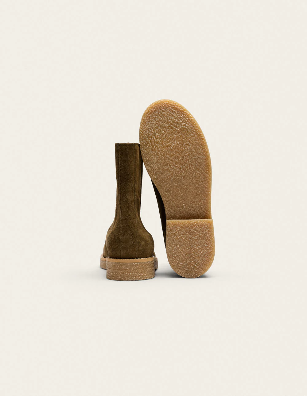 Bottines Isaure - Suède kaki - Image 6
