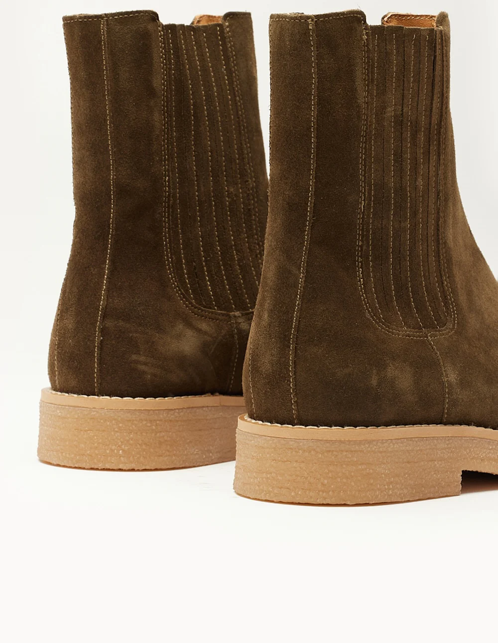 Bottines Isaure - Suède kaki - Image 4