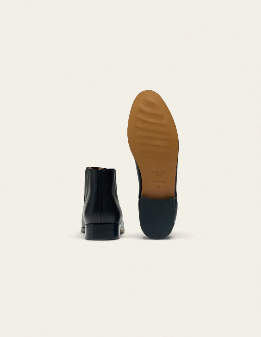 Bottines Jeanne B - Cuir noir - Image 4