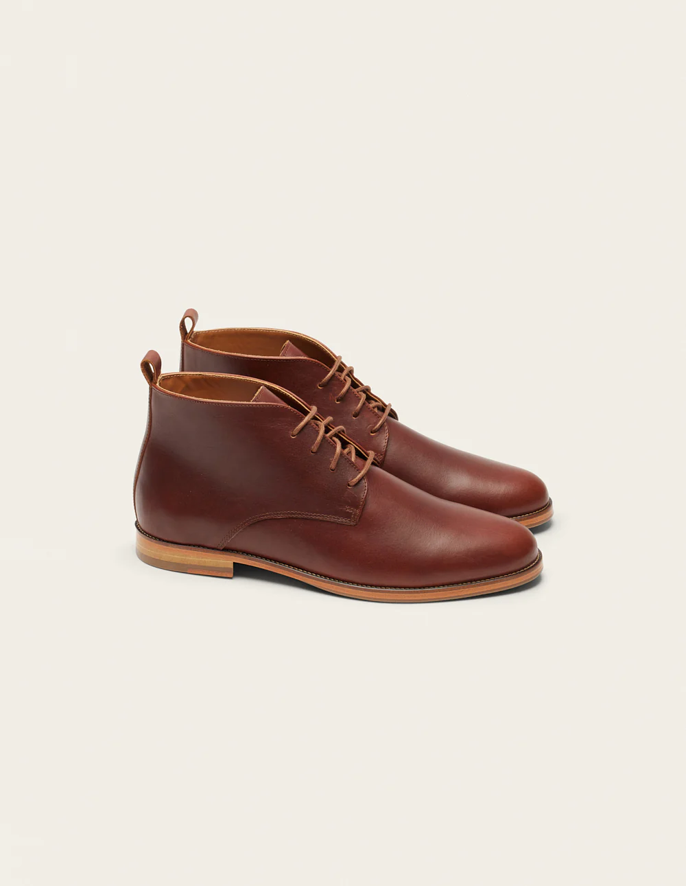 Bottines Jérome - Cuir pull-up terracotta - Image 3