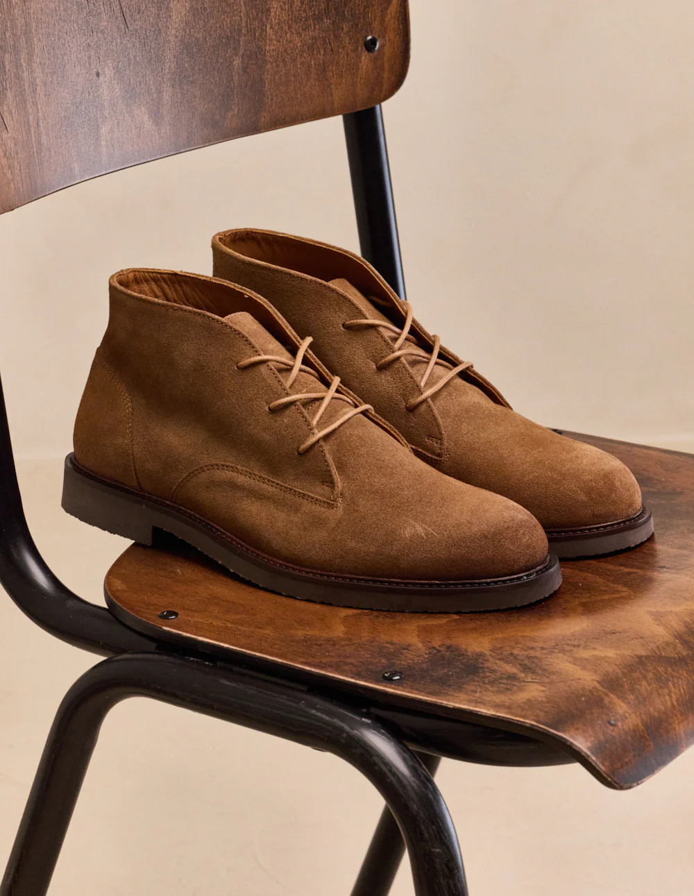 Bottines Mazio - Suède taupe