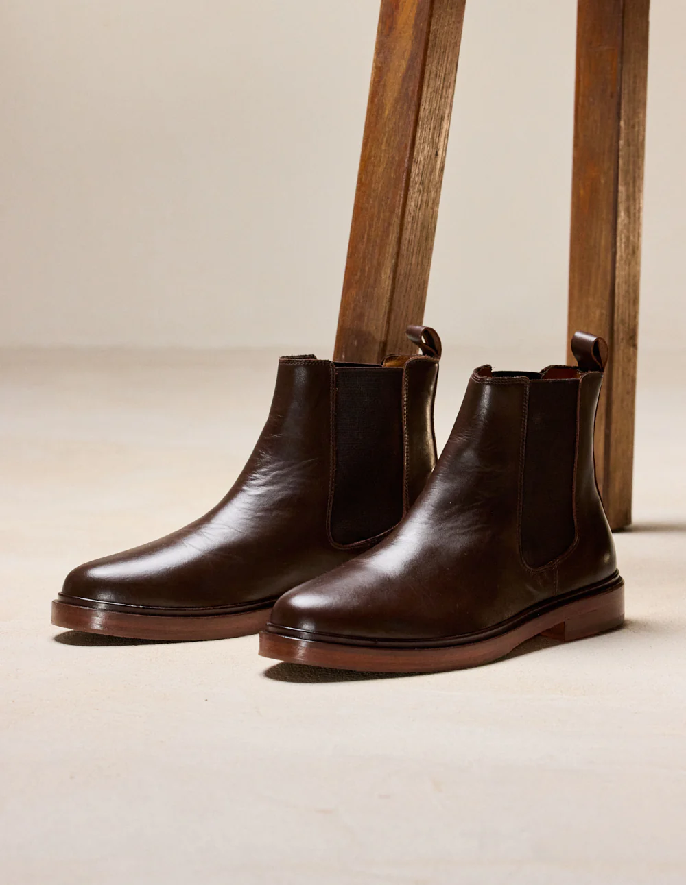 Bottines Nicolas - Cuir marron - Image 4