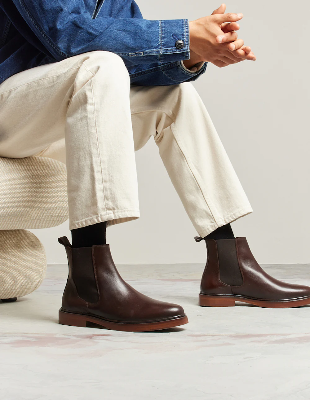 Bottines Nicolas - Cuir marron - Image 7